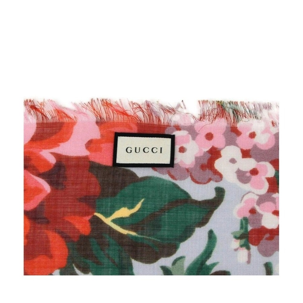 Gucci floral josephine shawl scarf silk 120x120 - Picture 6 of 10